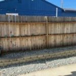 wood privacy fence repair by handyman