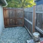 wood privacy fence install handyman